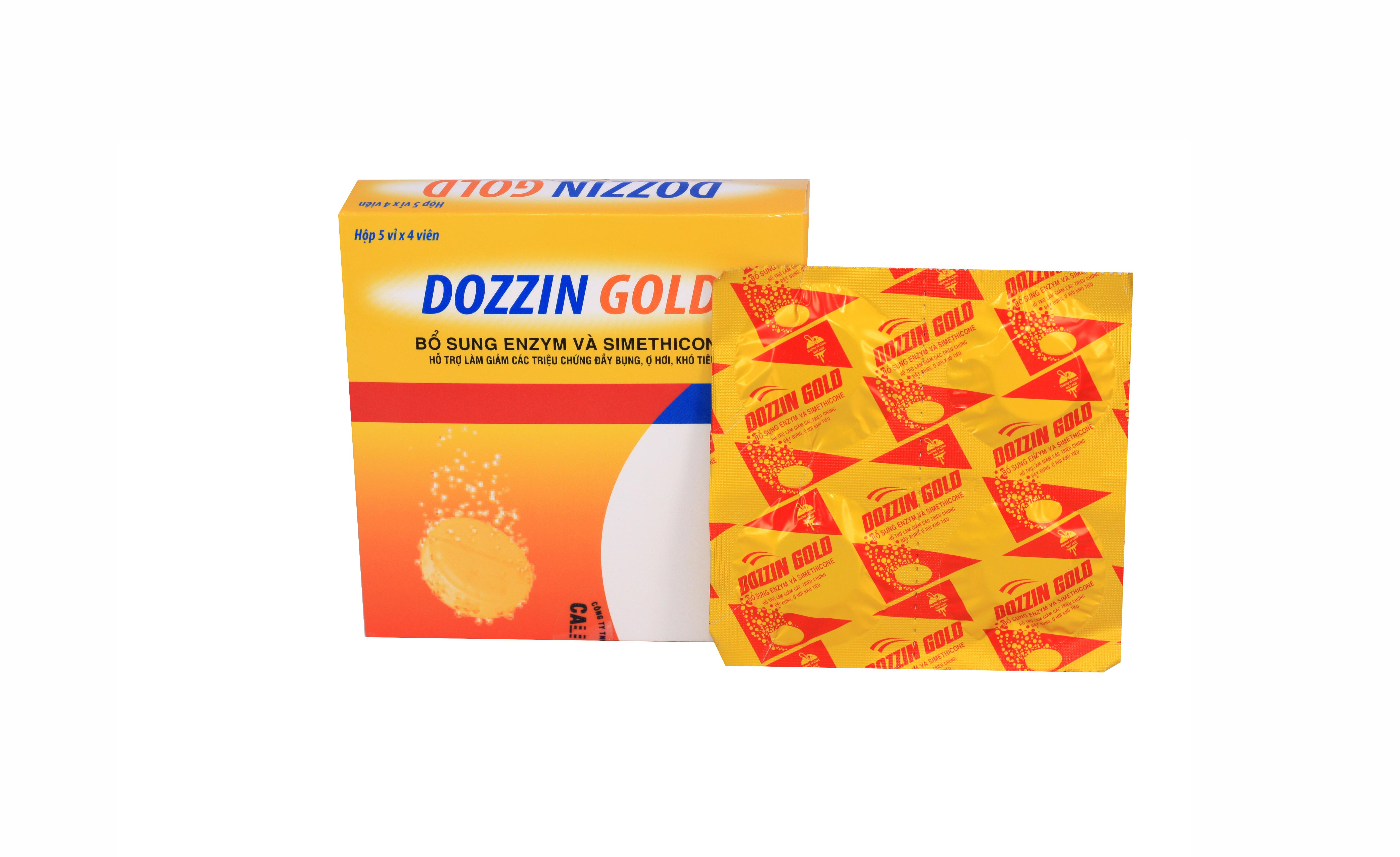 Dozzin Gold (Papain, Alpha amylase, Simethicone) Diamond (H/20v)