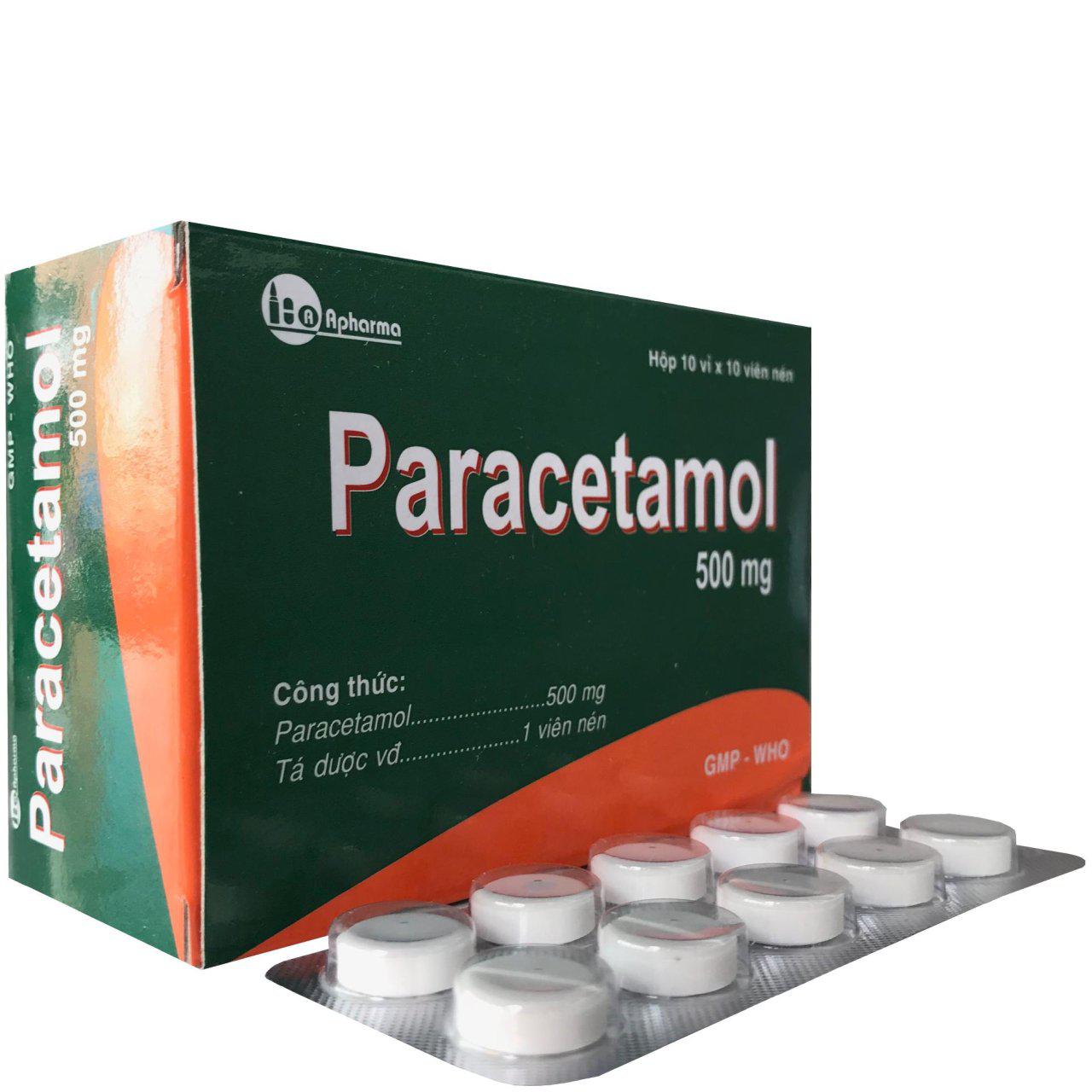 Paracetamol 500mg Armephaco (H/100v)