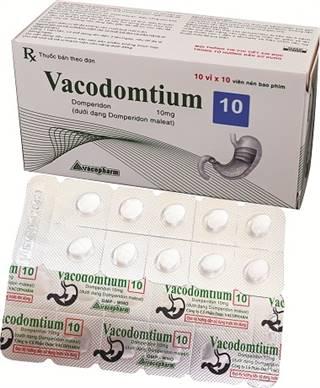 Vacodomtium 10 (Domperidon) Vacopharm (Lốc/10h/100 Viên Nén)