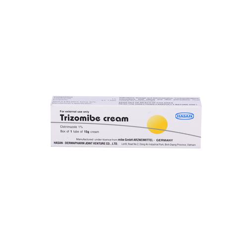 Trizomibe (Clotrimazol) 1% Hasan (Lốc/10tuýp/15gr)