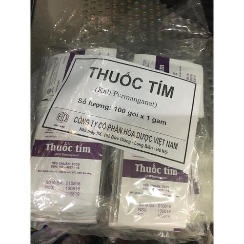 Thuốc Tím Hóa Dược (Túi/100gói)