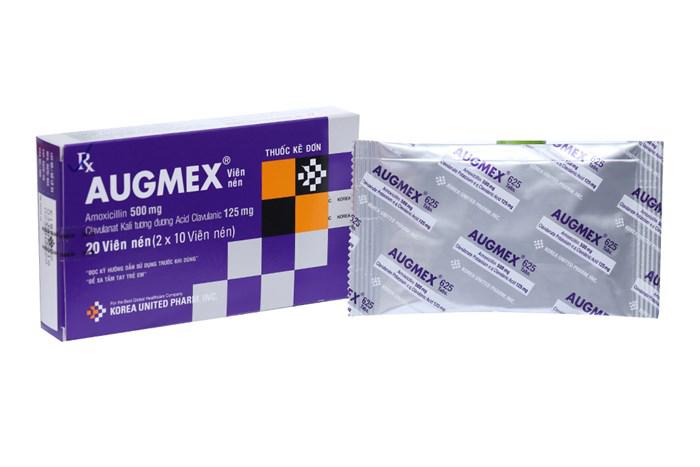Augmex 625mg (Amoxicillin, Acid Clavulanic) Korea United (H/20v)