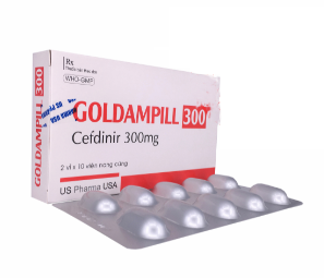 Goldampill (Cefdinir) 300 US Pharma (H/20v)