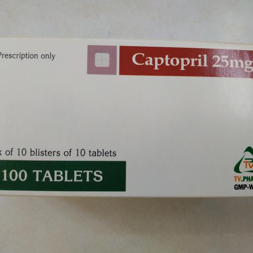 Captopril 25mg Tv.Pharm (H/100v)