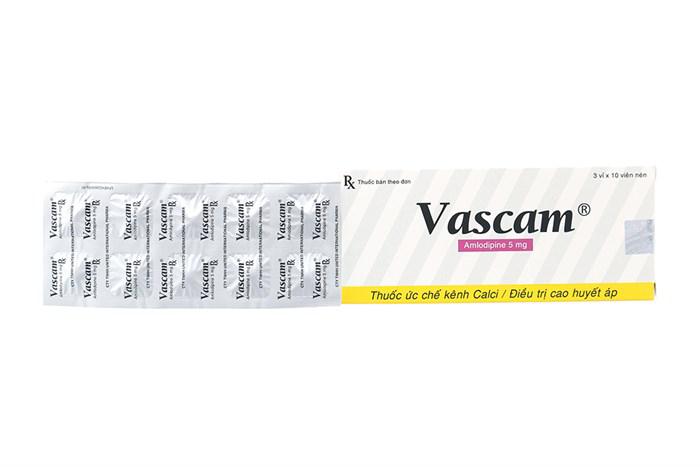 Vascam 5mg (Amlodipin) United (H/30v)