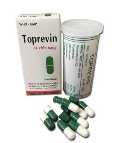 Toprevin (Acetaminophen, Guaifenesin, Oxomemazine, Sodium Benzoate) Thành Nam (C/24v)