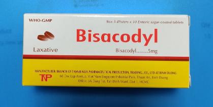 Bisacodyl Thành Nam (H/50v)