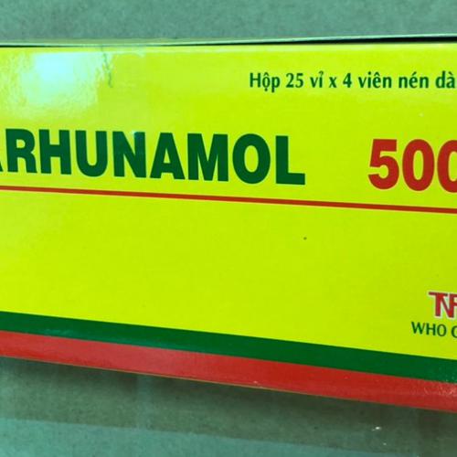 Tanarhunamol 500 Thành Nam (H/100v)