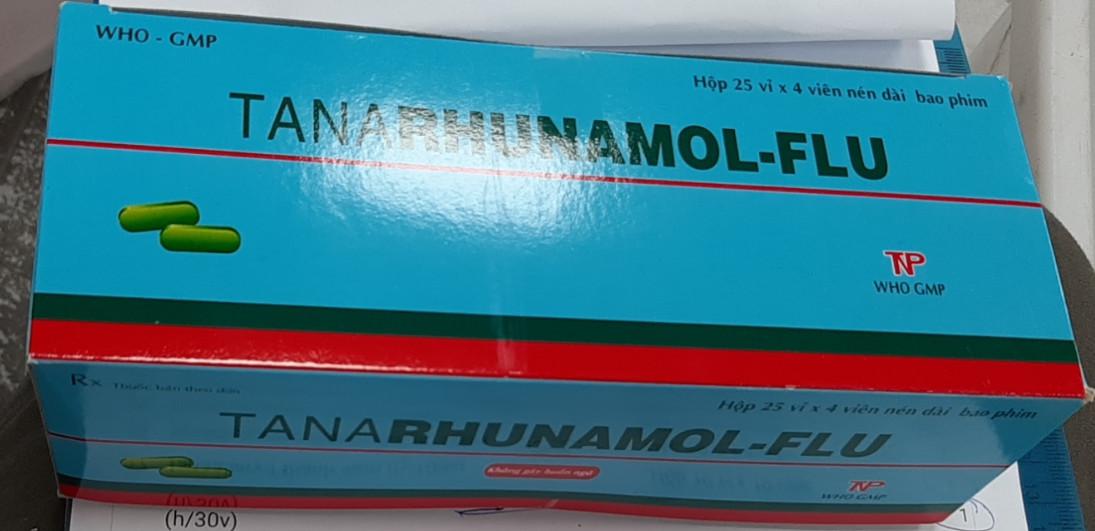 Tanarhunamol - Flu Thành Nam (H/100v)