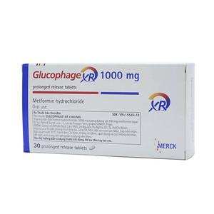 Glucophage XR 1000mg Merck (h/30v)