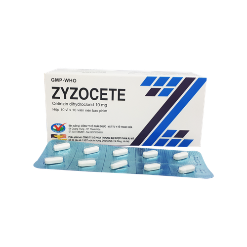 Zyzocete (Cetirizin) 10mg Thephaco (H/100v)