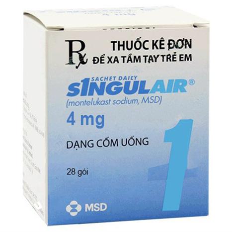 Singulair 4mg (Montelukast) MSD (H/28gói)