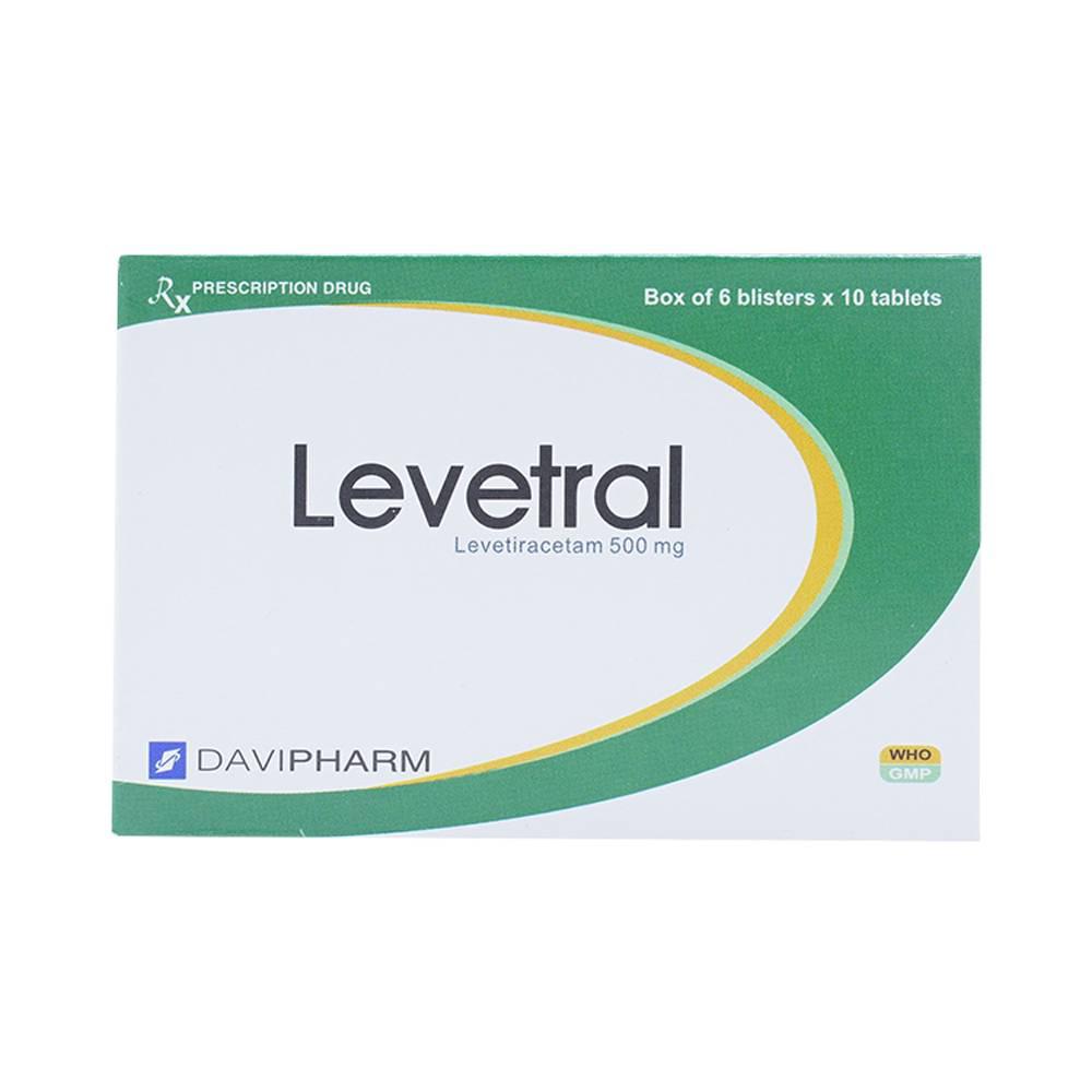 Levetral (Levetiracetam) 500mg Davipharm (H/60v)