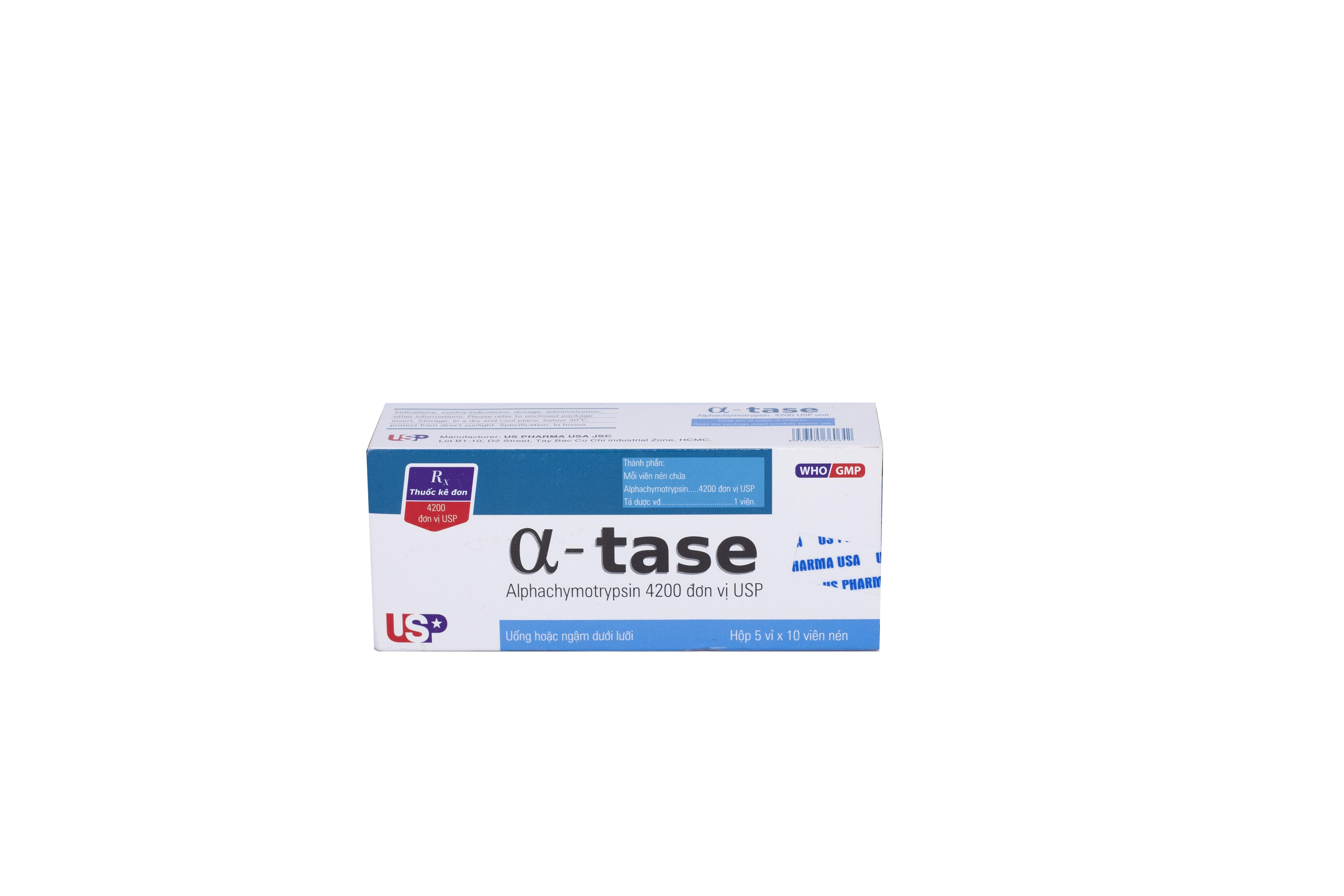 Α-Tase (Alphachymotrypsin) 4200 US Pharma (H/50v)