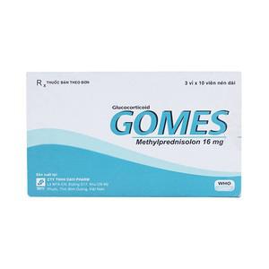 Gomes 16mg (Methylprednisolon) Davipharm (H/30v)