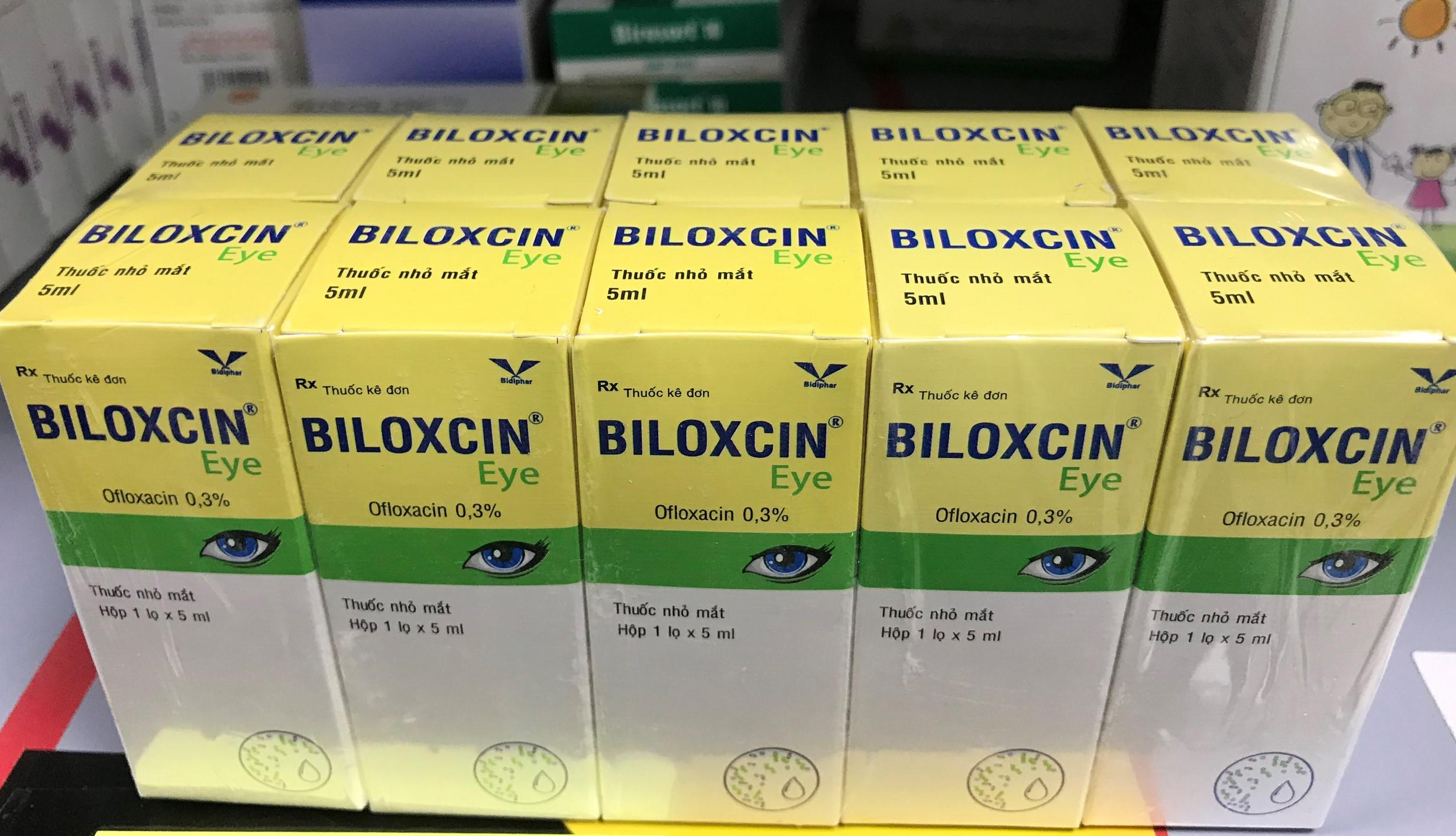 Biloxcin Eye (Ofloxacin) 0.3% Bidiphar (Lốc/10c/5ml)