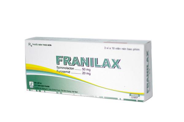 Franilax 50mg/20mg (Spironolacton, Furosemid) Davi (H/30v)