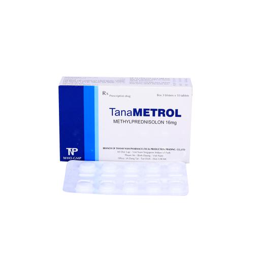 Tana Metrol (Methylprednisolon) 16mg Thành Nam (H/30v)