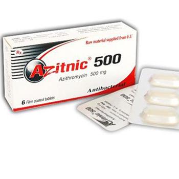 Azitnic 500 (Azithromycin) Usa-Nic (H/6v)