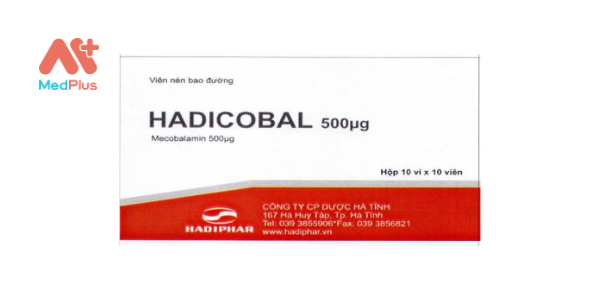 Hadicobal 500 (Mecobalamin) Hadiphar (H/100v)