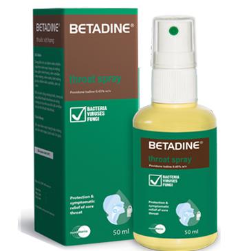 Betadine Throat Spray (Povidon) Mundipharma (C/50ml)