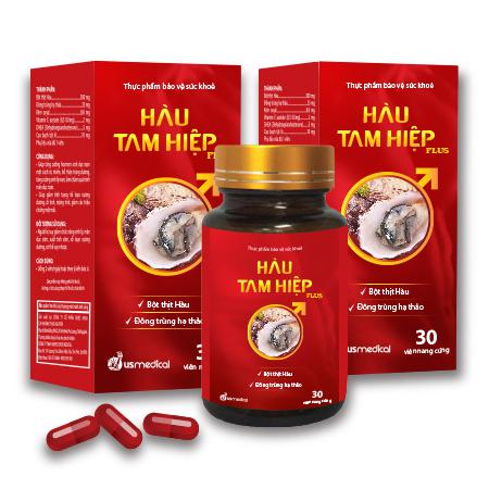 Hàu Tam Hiệp Plus Usmedical (C/30v)