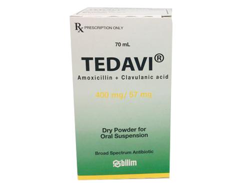 Tedavi (Amoxicillin, Acid Clavulanic) Bilim Ilac (C/70ml)