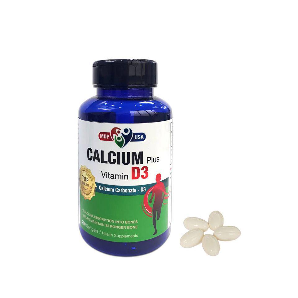 Calcium Plus Vitamin D3 Mediphar (C/200v) (Xanh Dương)