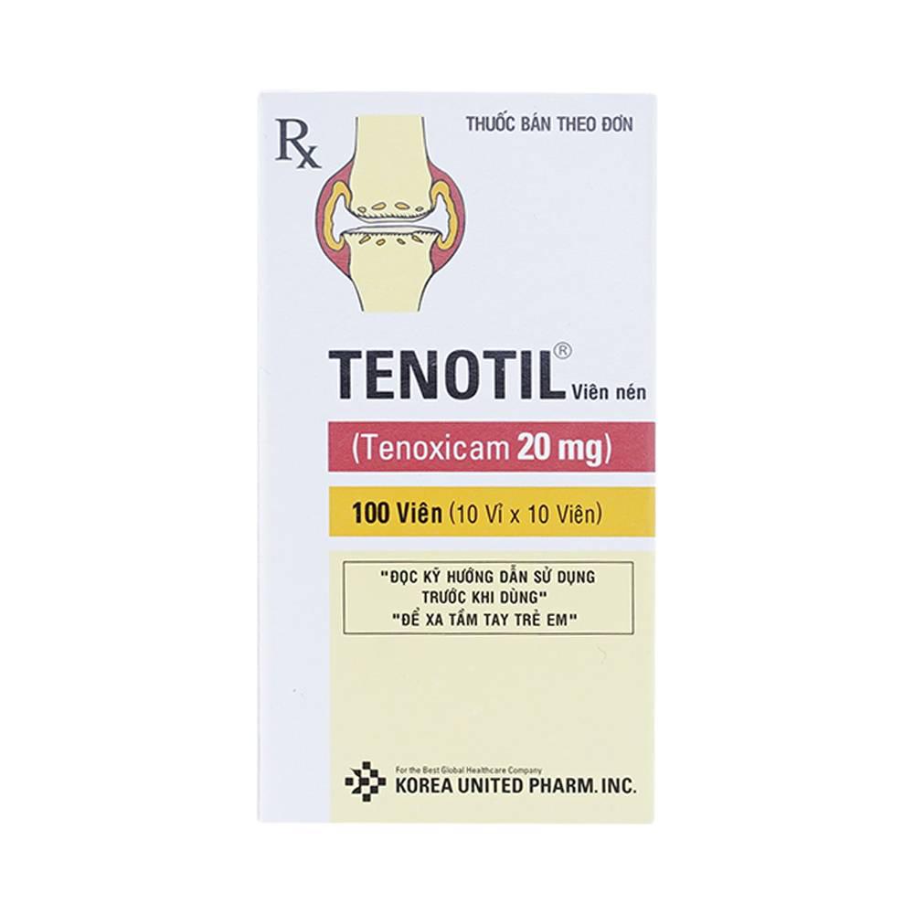 Tenotil (Tenoxicam) 20 Korea (H/100v)