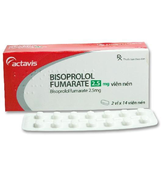 Bisoprolol Fumarate 2.5mg Actavis (H/28v)