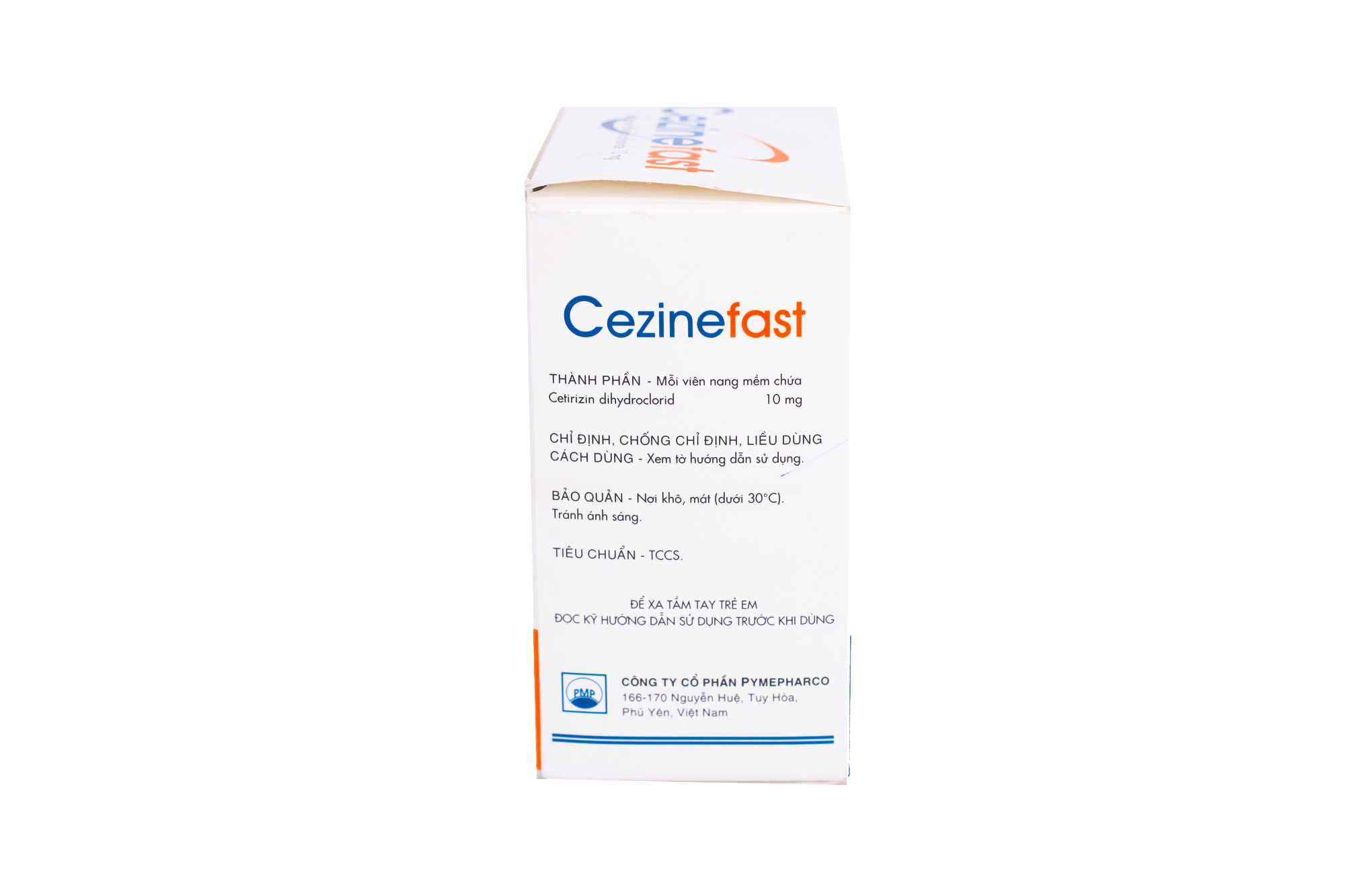 Cezinefast (Cetirizin) 10mg Pymepharco (H/100v)