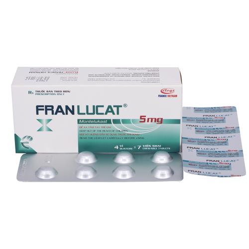 Franlucat 5 (Montelukast) Éloge (H/28v)