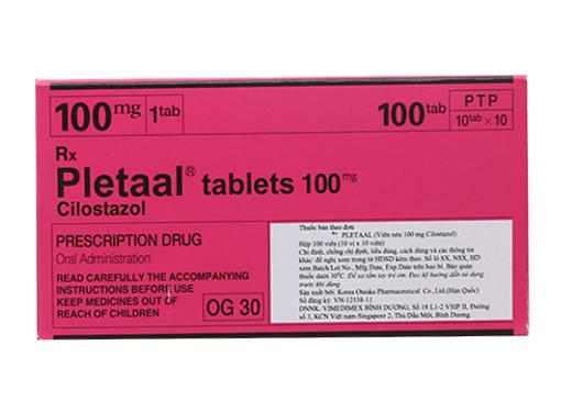 Pletaal 100 (Cilostazol) Otsuka (H/100v)