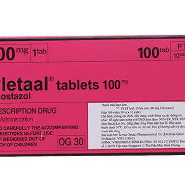 Pletaal 100 (Cilostazol) Otsuka (H/100v)