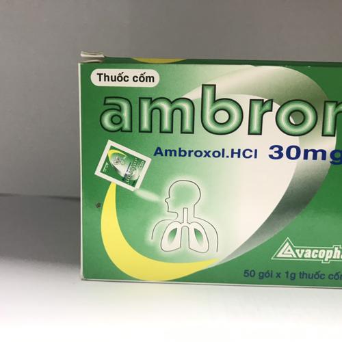 Ambron (Ambroxol) 30mg Vacopharm (H/50g/1g) (Gói)