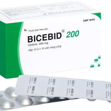 Bicebid 200 (Cefixim) Bidiphar (H/100v)