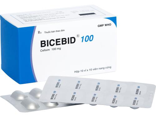 Bicebid 100 (Cefixim) Bidiphar (H/100v)