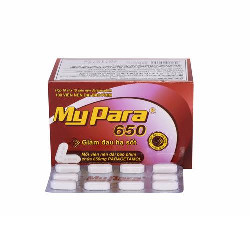 MyPara 650 (Paracetamol) SPM (H/100v)