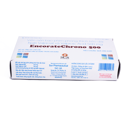 Encorate (Valproate) 500mg Sun (H/50v)