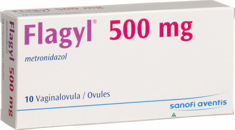 Flagyl 500mg (Metronidazole) Sanofi (H/10v)