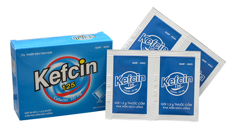 Kefcin (Cefaclor) 125mg DHG Pharma (H/24g/1.5gr)