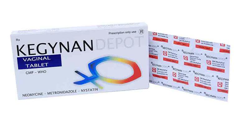 Kegynandepot (MetronidazoI, Neomycin, Nystatin) Quang Minh (Lốc/10h/10v)