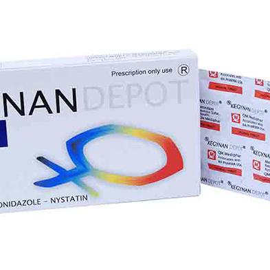 Kegynandepot (MetronidazoI, Neomycin, Nystatin) Quang Minh (Lốc/10h/10v)