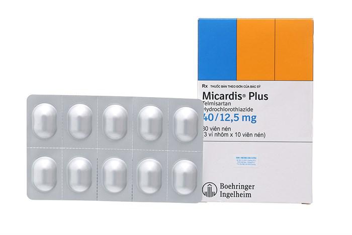 Micardis Plus 40mg/12.5mg (Hydrochlorothiazide, Telmisartan) Boehringer (H/30v)