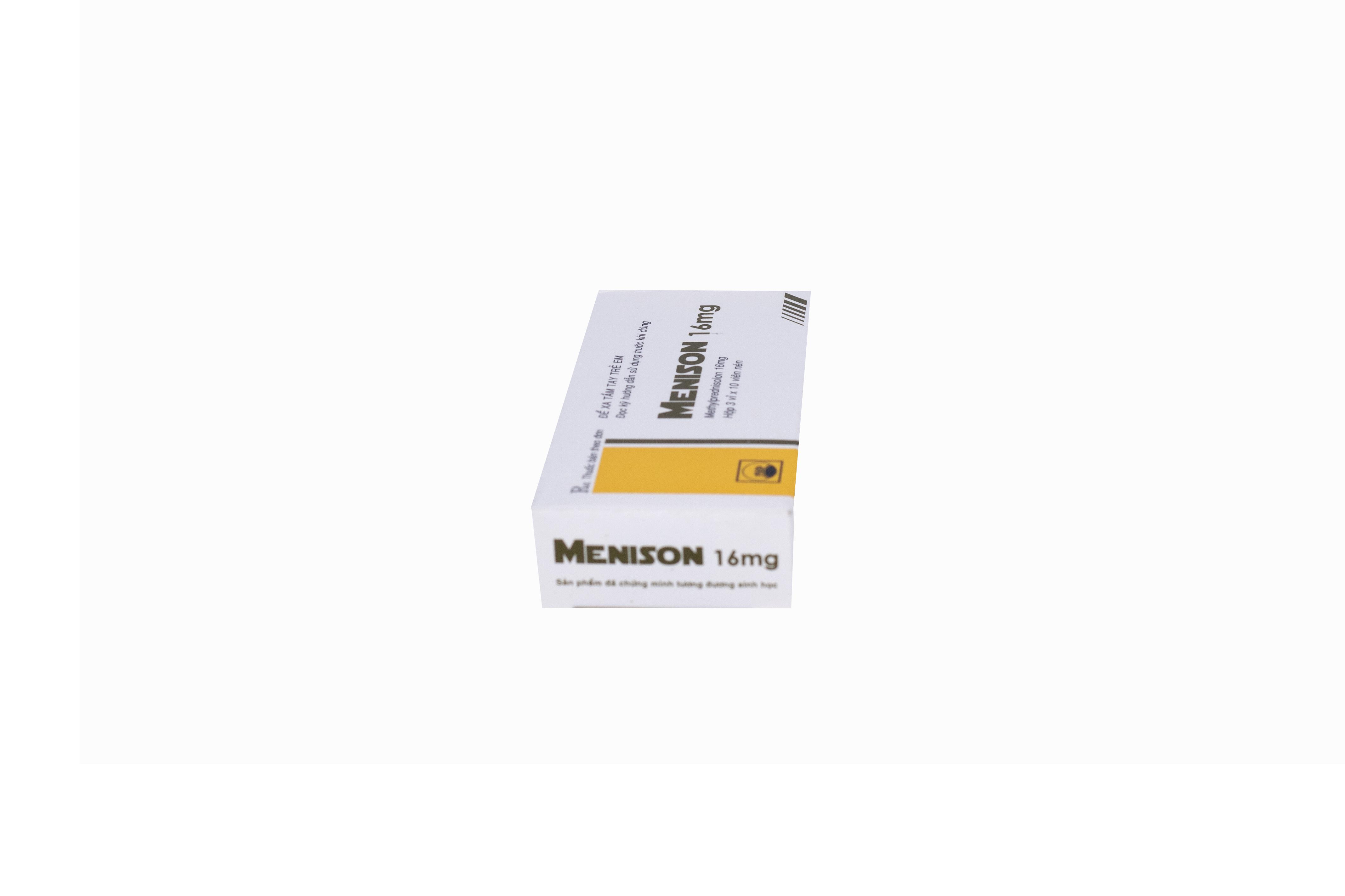 Menison 16mg (Methylprednisolone) Pymepharco (H/30v)