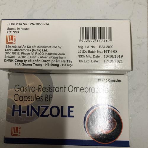 H Inzole 20 (Omeprazol) Lark (H/100v)