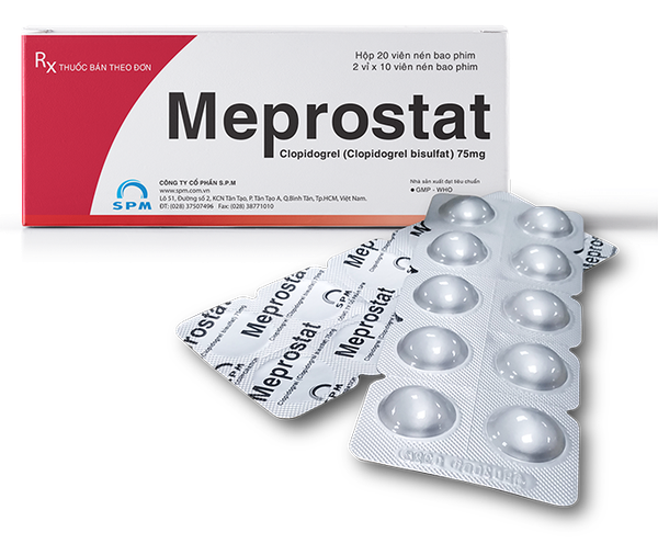 Meprostat (Clopidogrel) 75mg SPM (H/20v)
