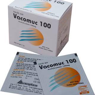 Vacomuc 100mg (Acetylcystein) Vacopharm (H/30g/1gr)