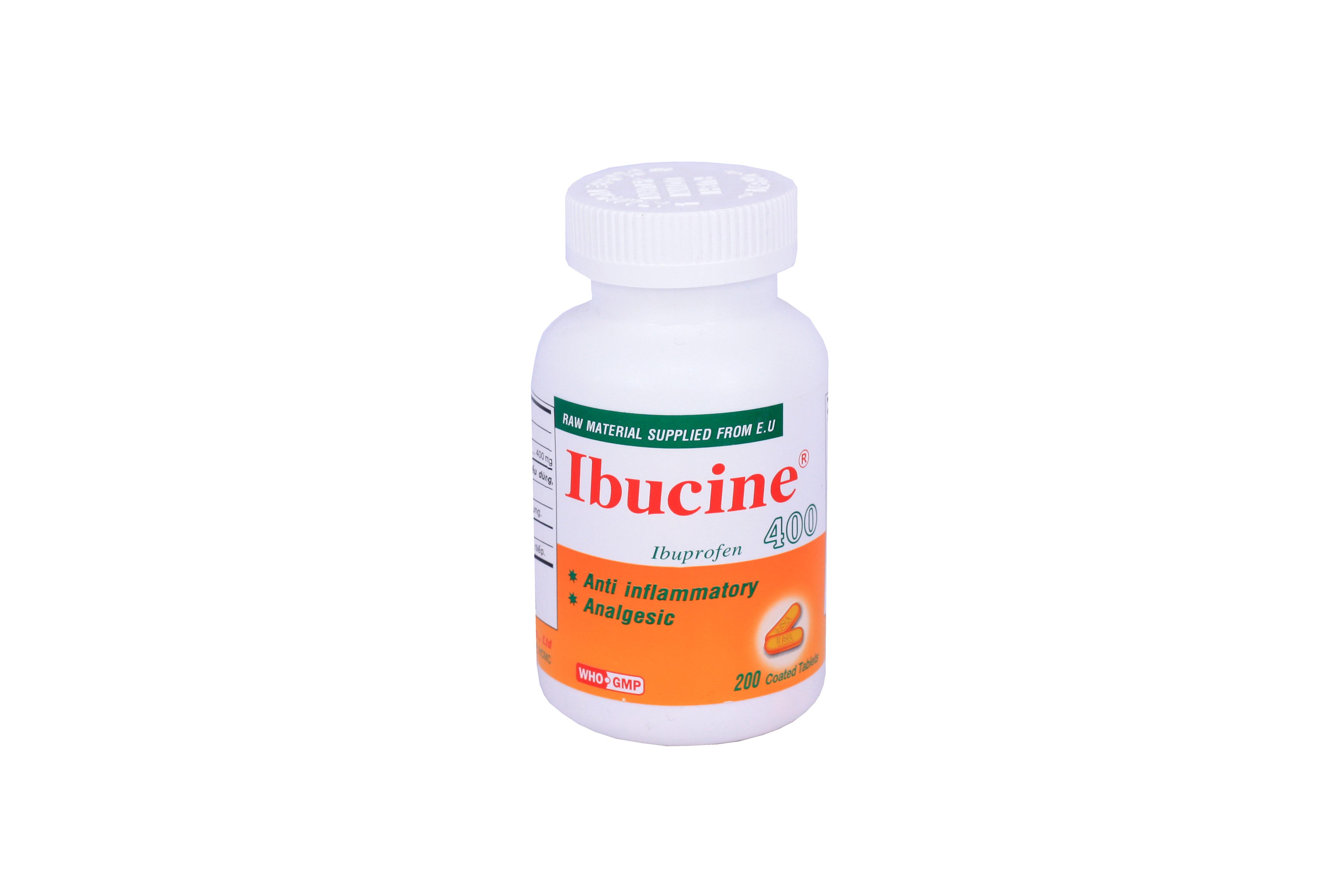Ibucine (Ibuprofen) 400 Usa-Nic Pharma (C/200v)