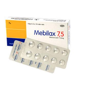 Mebilax 7,5 (Meloxicam) DHG Pharma (H/20v)